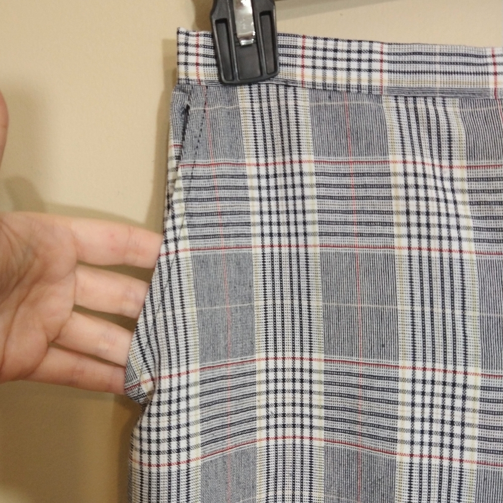 🌹Urban Renewal Plaid Wide/Straight Leg High Waisted Pants XS - Picture 6 of 6